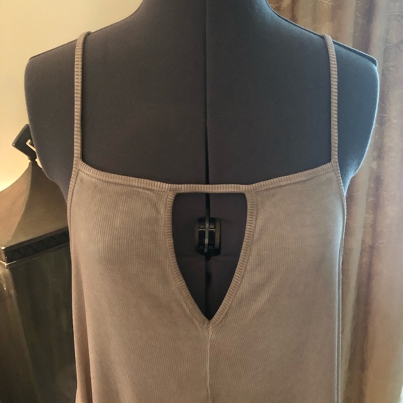 POL Washed Jersey Swing Dress/Tunic Beige Latte S and M - Picture 6 of 12